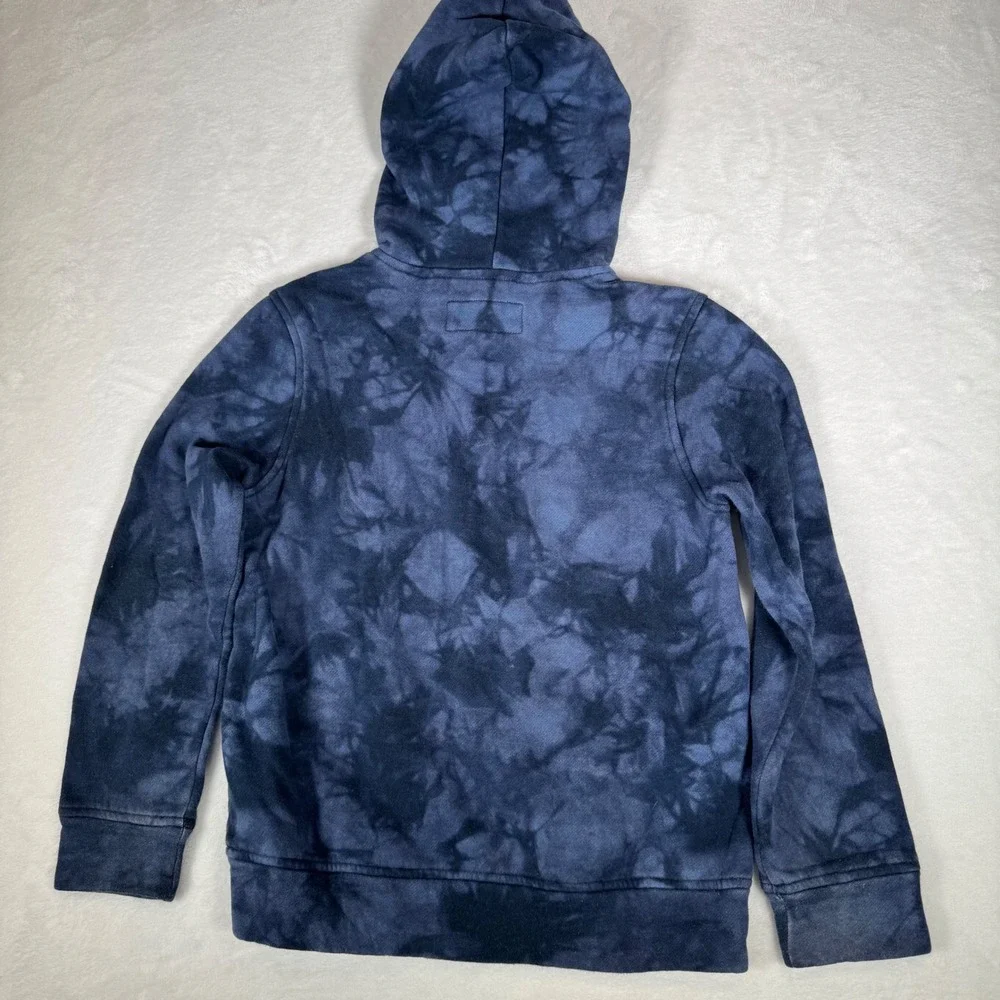 Abercrombie Kids Hoodie Lot 2 Tie Dye Pullover‎ Sweatshirts Black Blue Size 9/10